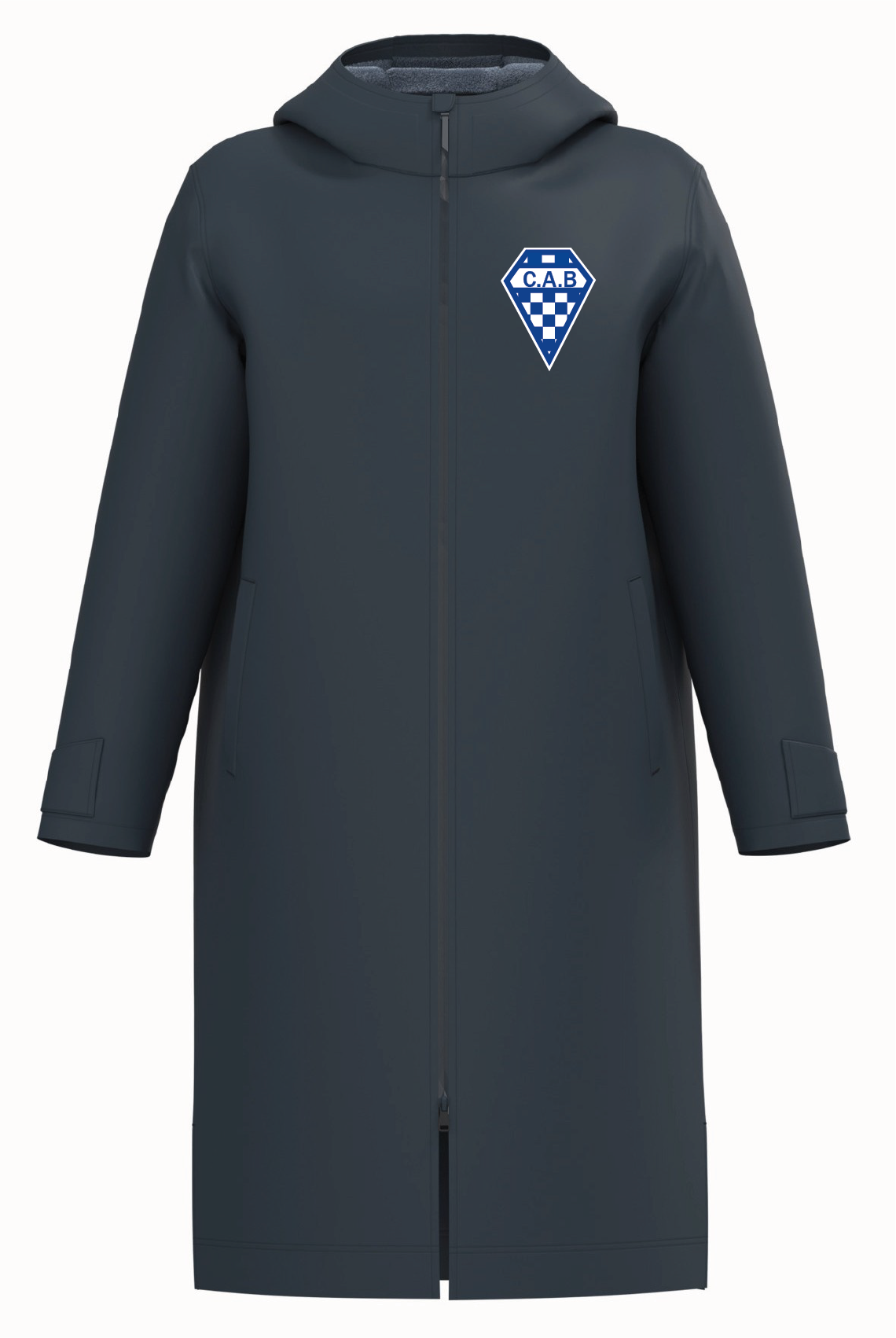 Parka longue doublée sherpa unisexe