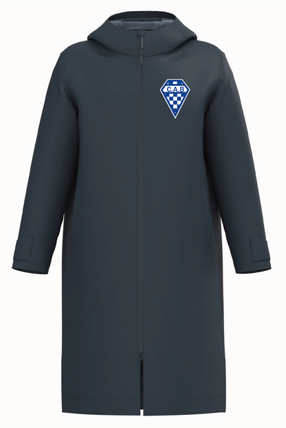 Parka longue doublée sherpa unisexe