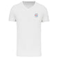 T-shirt Col V Hom. 100 % Coton
