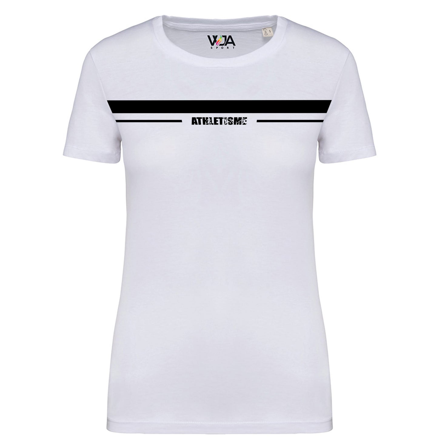T-shirt Femme Bio Athlé Bande Noir