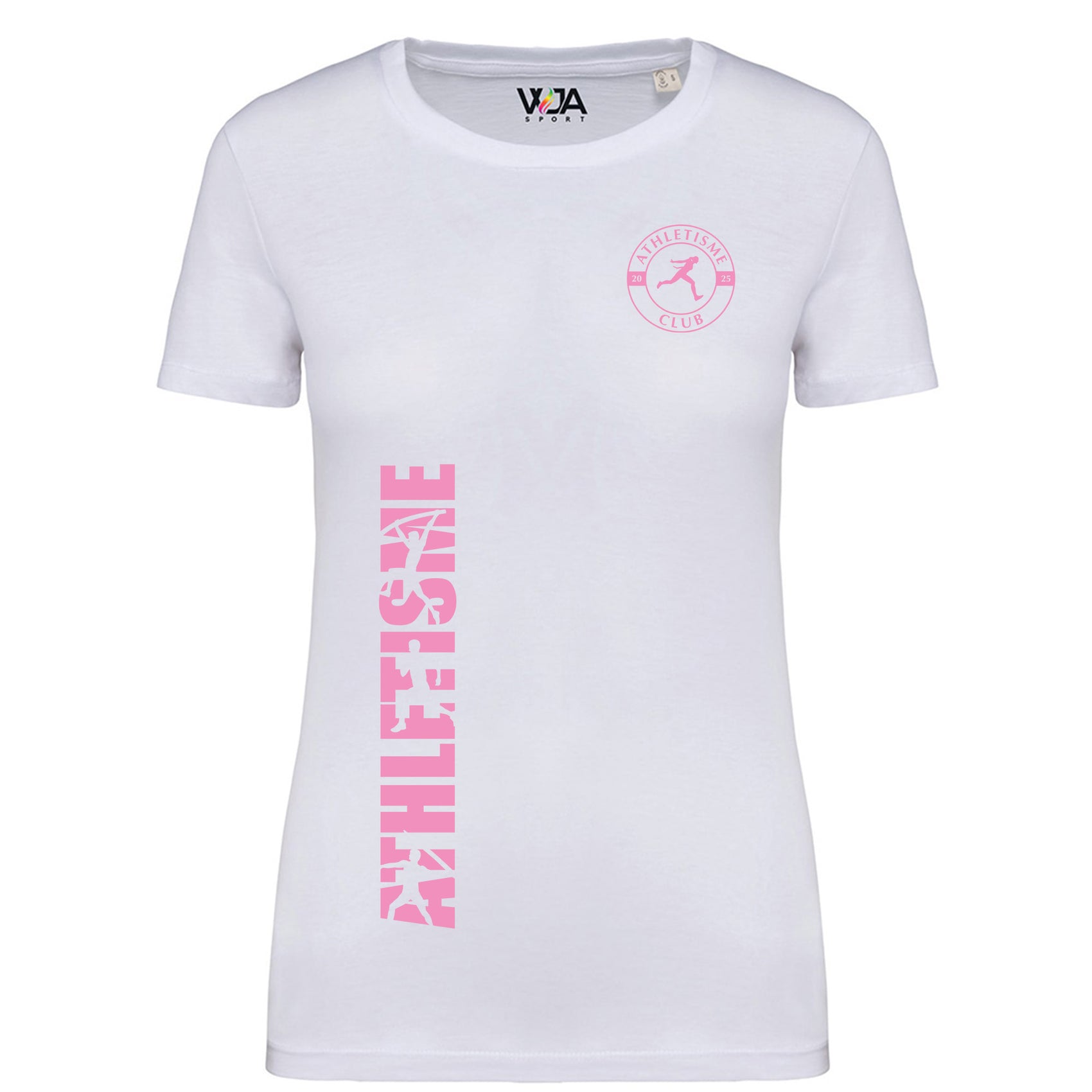 T-shirt Femme Bio Athlé Combo rose