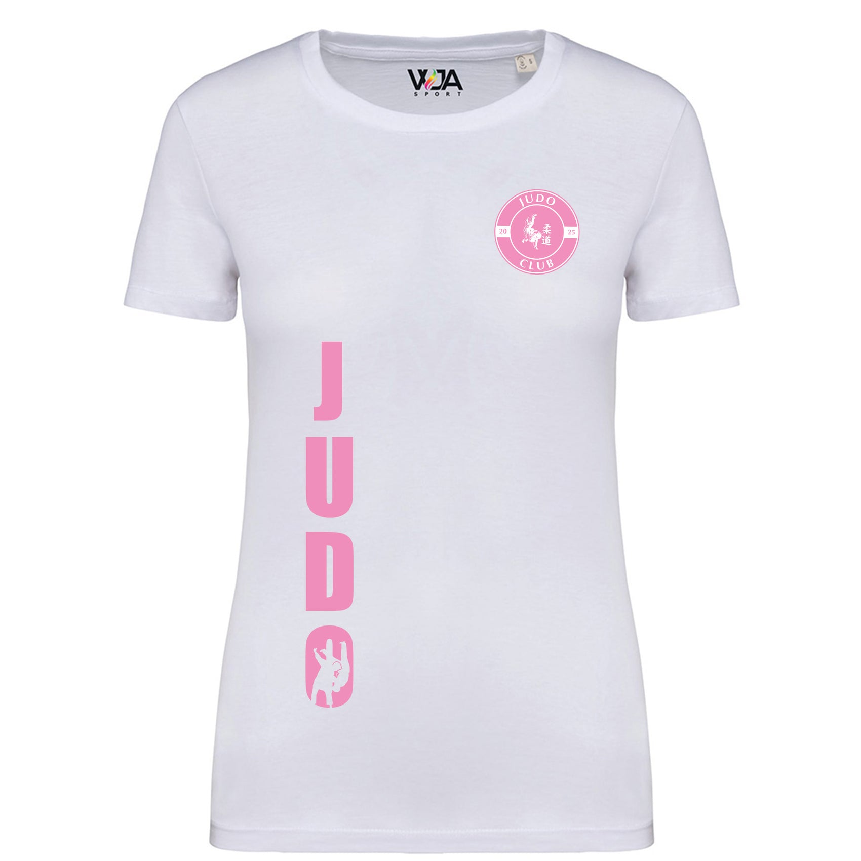 T-shirt Femme Bio Combo Rose Cœur Two
