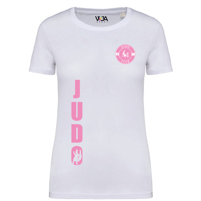 T-shirt Femme Bio Combo Rose Cœur Two