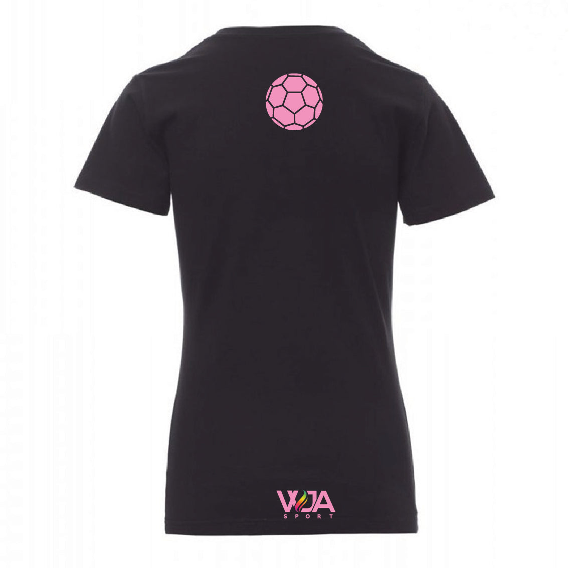 T-shirt Fem. " JE SUIS HANDBALLEUSE " Rose
