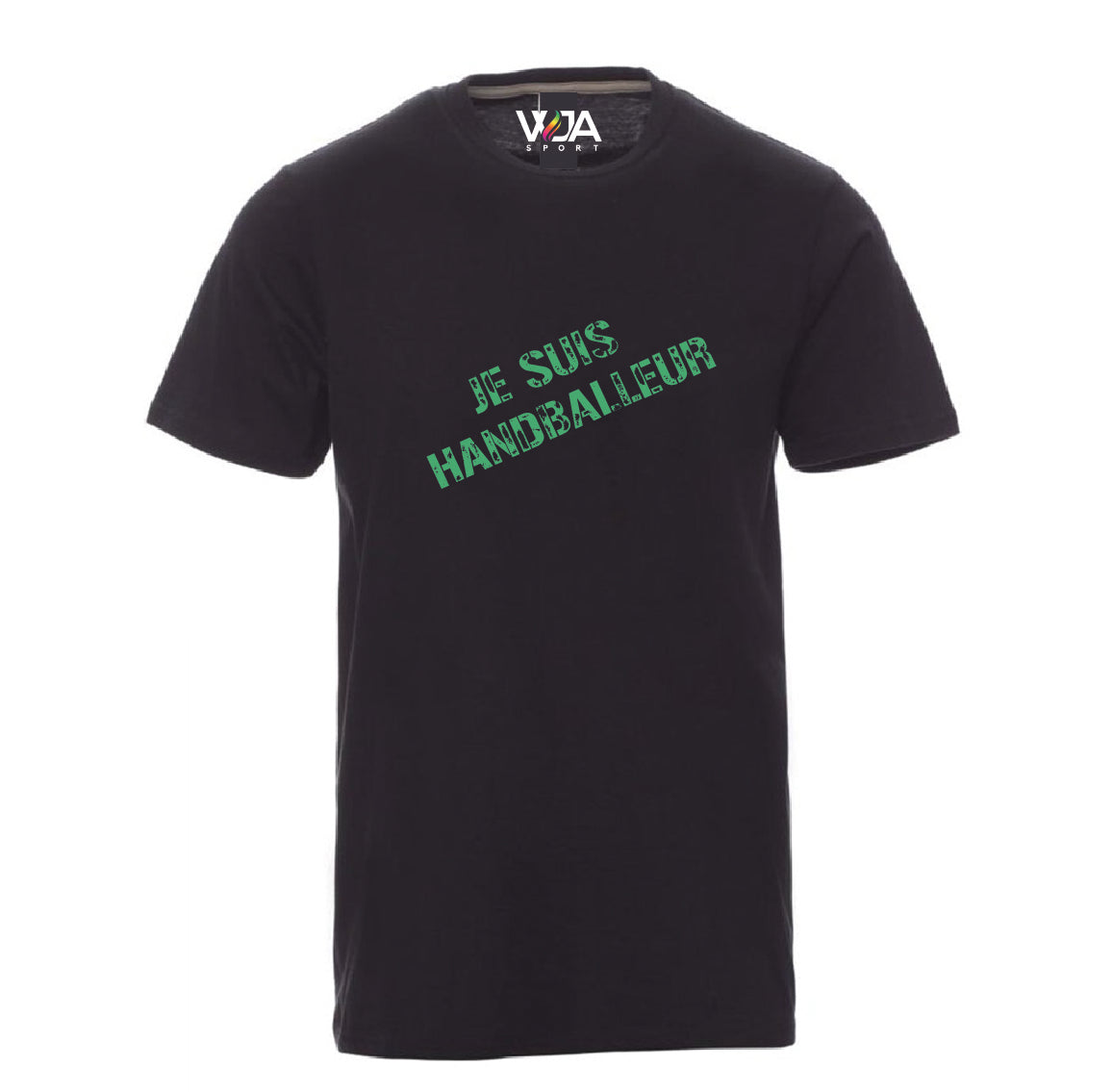 T-shirt Hom. " JE SUIS HANDBALLEUR " Vert