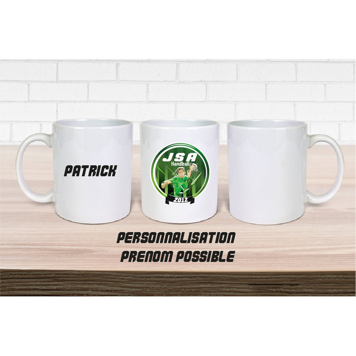 Mugs céramique Handball