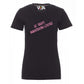 T-shirt Fem. " JE SUIS HANDBALLEUSE " Rose