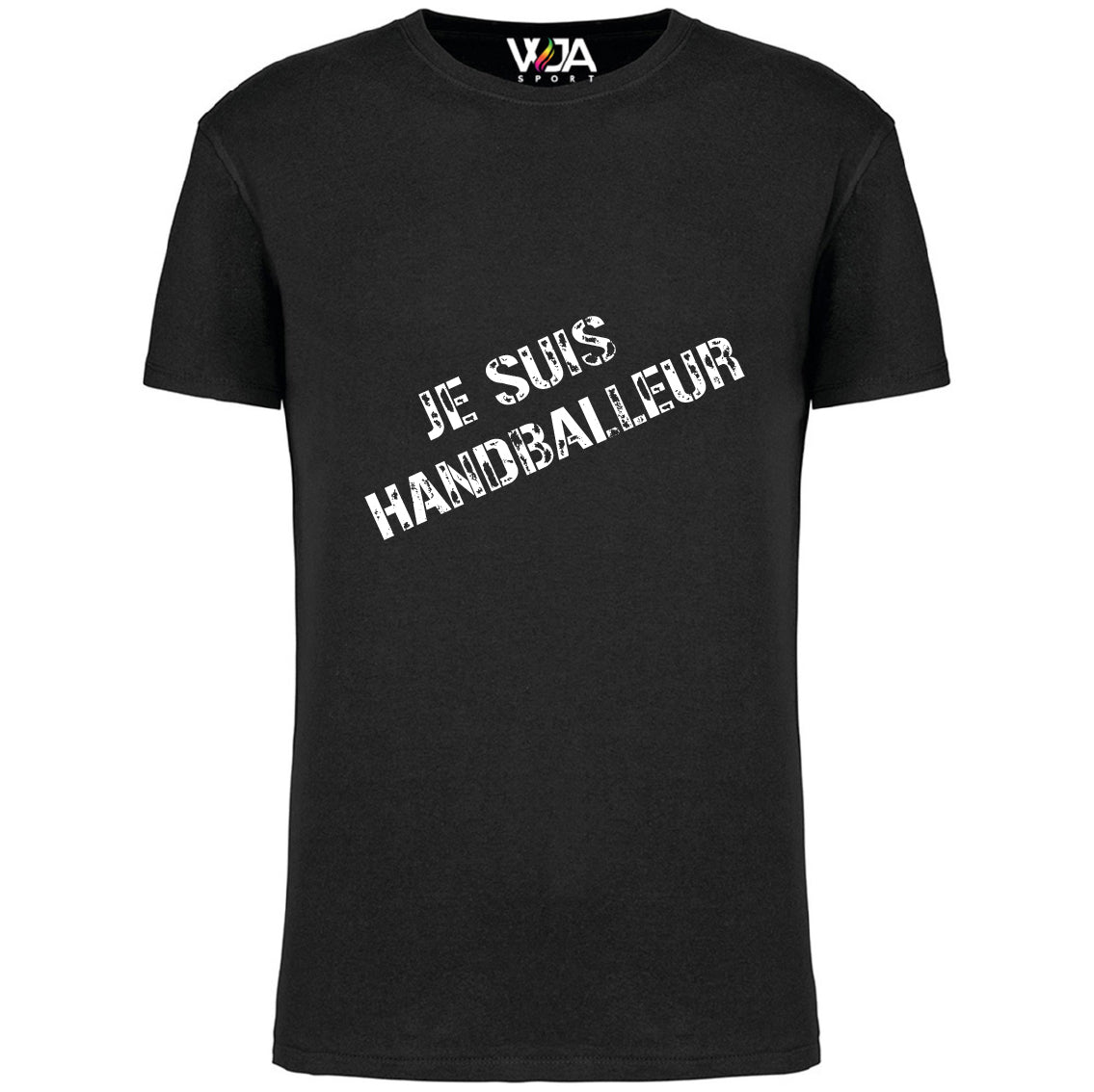 T-shirt Bio Hom " JE SUIS HANDBALLEUR " Blanc