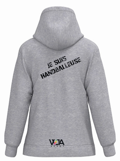 Sweat à capuche Hom " JE SUIS HANDBALLEUSE "