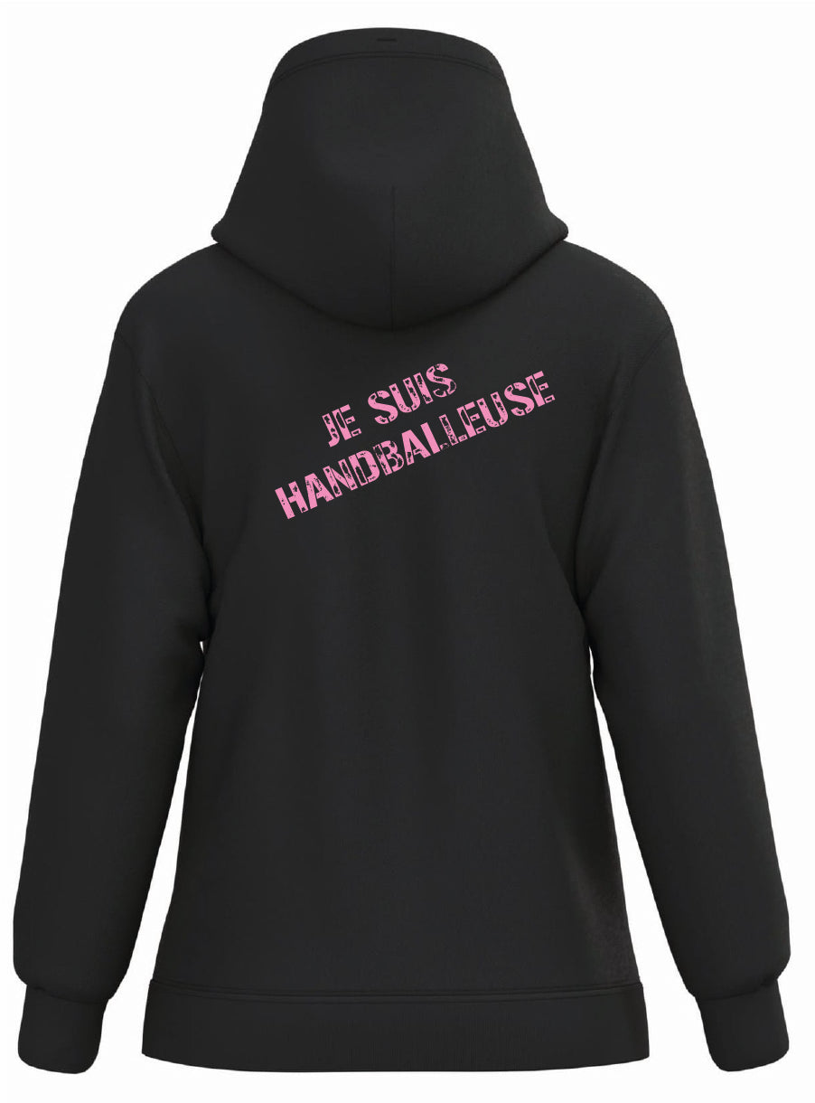 Sweat à capuche Hom " JE SUIS HANDBALLEUSE "