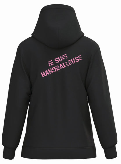 Sweat à capuche Hom " JE SUIS HANDBALLEUSE "