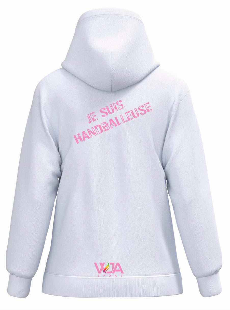 Sweat à capuche Hom " JE SUIS HANDBALLEUSE "
