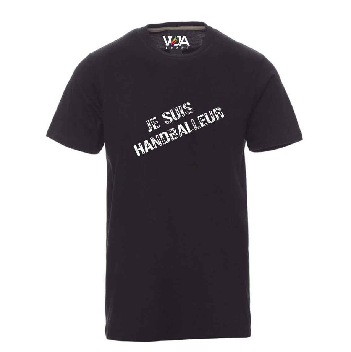 T-shirt Hom. " JE SUIS HANDBALLEUR " Blanc