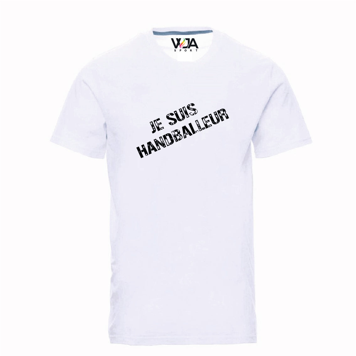 T-shirt Hom. " JE SUIS HANDBALLEUR " Noir