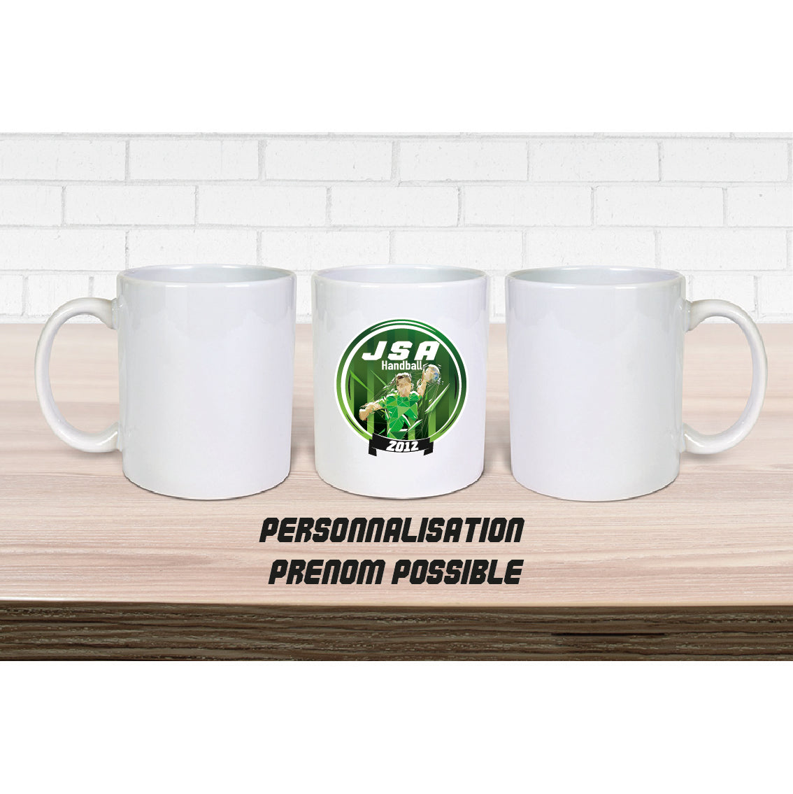 Mugs céramique Handball