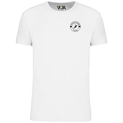 T-shirt Blanc Enfant Bio Athlé Cœur Noir