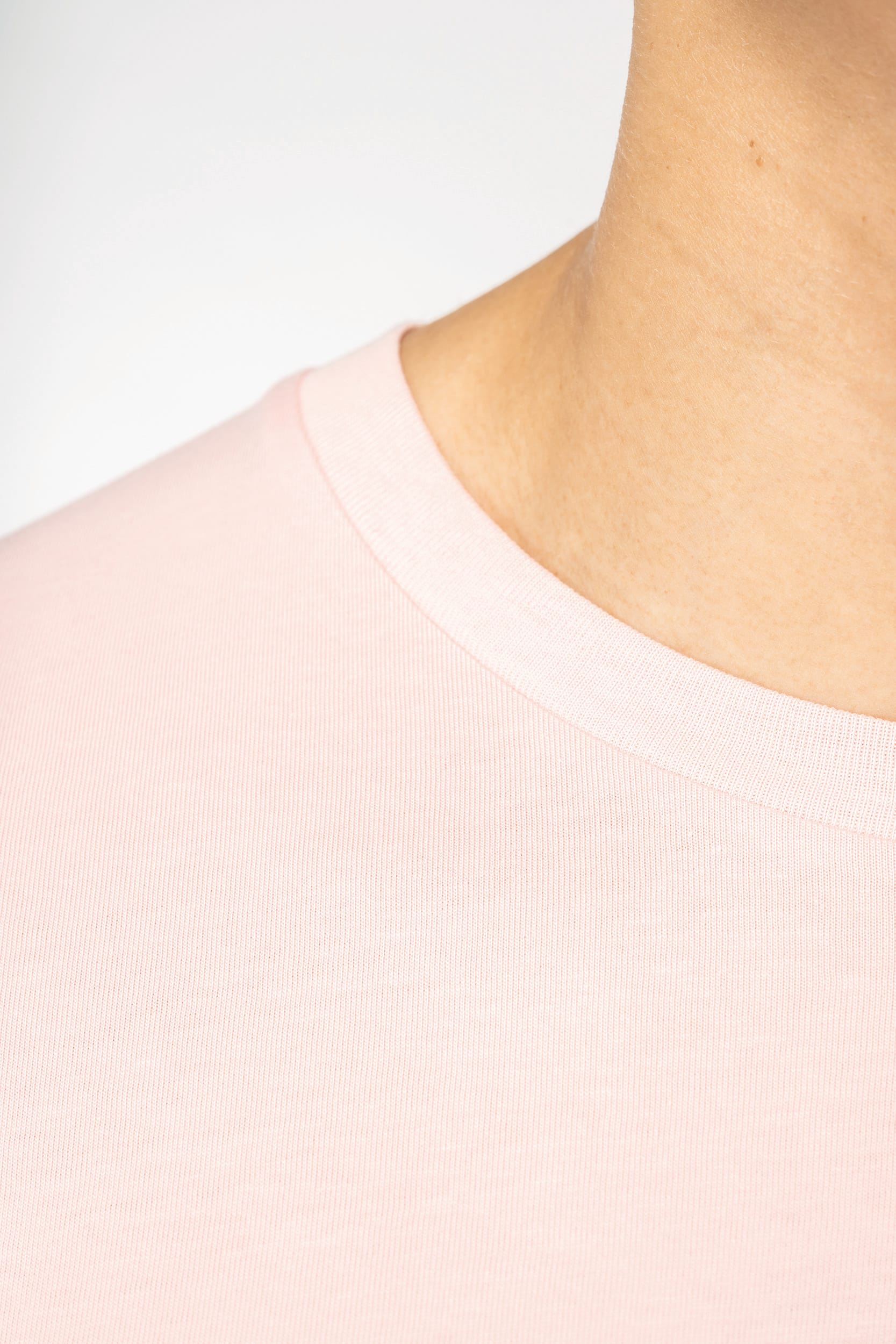 T-shirt Blanc Homme Bio Athlé Combo Rose