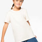 T-shirt Blanc Enfant Bio Athlé Cœur Rose