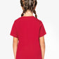 T-shirt Blanc Enfant Bio Athlé Cœur Rose