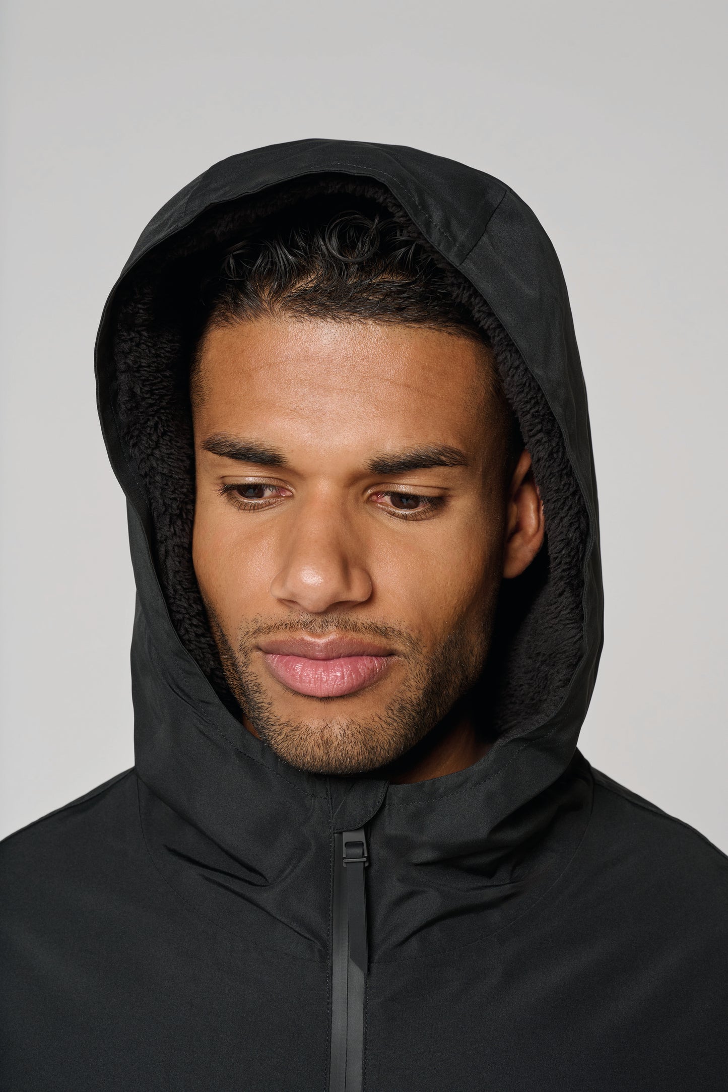Parka longue doublée sherpa unisexe