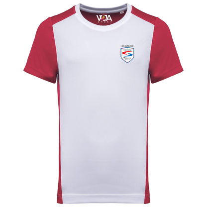 T-shirt Bicolore Hom. 100 % Polyester