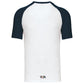 T-shirt Bicolore Unisexe 100 % Coton