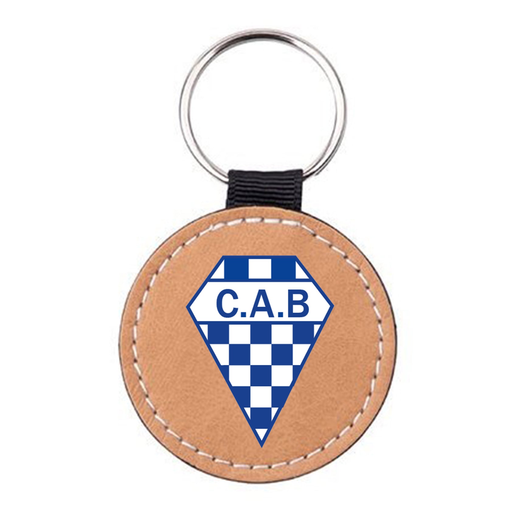 Porte-clés en cuir C A B Athlétisme