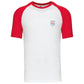 T-shirt Bicolore Unisexe 100 % Coton