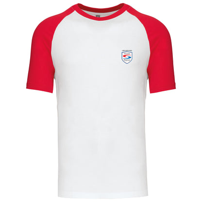 T-shirt Bicolore Unisexe 100 % Coton